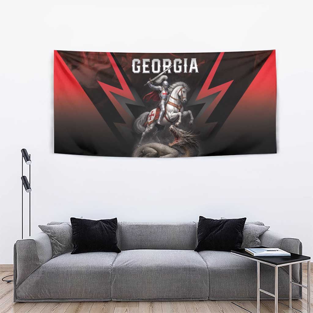 Georgia Coat Of Arms Tapestry Saint George And The Dragon