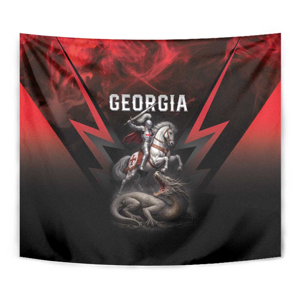 Georgia Coat Of Arms Tapestry Saint George And The Dragon