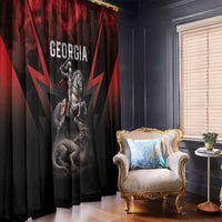 Georgia Coat Of Arms Window Curtain Saint George And The Dragon