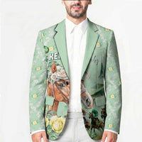 Personalized Kentucky Horse Racing Blazer Rose Diamond Pattern Mint