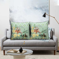Kentucky Horse Racing Pillow Cover Rose Diamond Pattern Mint