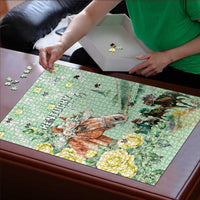 Kentucky Horse Racing Puzzle Rose Diamond Pattern Mint