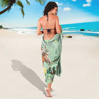 Kentucky Horse Racing Sarong Rose Diamond Pattern Mint