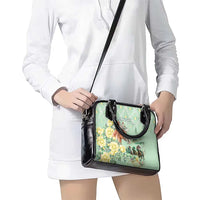 Kentucky Horse Racing Shoulder Handbag Rose Diamond Pattern Mint