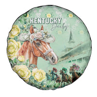 Kentucky Horse Racing Spare Tire Cover Rose Diamond Pattern Mint