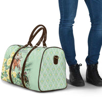 Kentucky Horse Racing Travel Bag Rose Diamond Pattern Mint