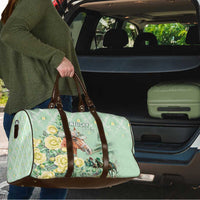 Kentucky Horse Racing Travel Bag Rose Diamond Pattern Mint
