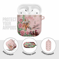 Kentucky Horse Racing AirPods Case Rose Diamond Pattern Pink
