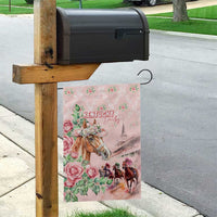 Kentucky Horse Racing Garden Flag Rose Diamond Pattern Pink
