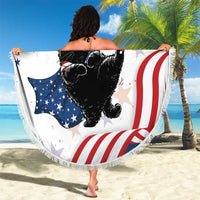 Funny Cat No Kings Beach Blanket Rejecting Kings Since 1776 - Wonder Print Shop