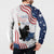 Funny Cat No Kings Button Sweatshirt Rejecting Kings Since 1776 - Wonder Print Shop