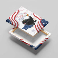 Funny Cat No Kings Canvas Wall Art Rejecting Kings Since 1776 - Wonder Print Shop