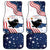 Funny Cat No Kings Car Mats Rejecting Kings Since 1776 - Wonder Print Shop