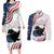 Funny Cat No Kings Couples Matching Long Sleeve Bodycon Dress and Long Sleeve Button Shirt Rejecting Kings Since 1776 - Wonder Print Shop