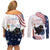 Funny Cat No Kings Couples Matching Off Shoulder Short Dress and Long Sleeve Button Shirt Rejecting Kings Since 1776 - Wonder Print Shop