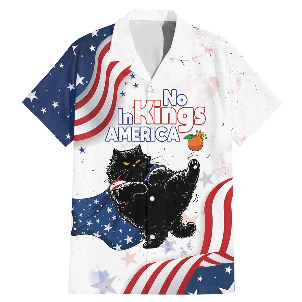 Funny Cat No Kings Family Matching Mermaid Dress and Hawaiian Shirt Rejecting Kings Since 1776 - Wonder Print Shop