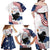 Funny Cat No Kings Family Matching Off Shoulder Maxi Dress and Hawaiian Shirt Rejecting Kings Since 1776 - Wonder Print Shop