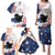 Funny Cat No Kings Family Matching Puletasi and Hawaiian Shirt Rejecting Kings Since 1776 - Wonder Print Shop