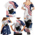 Funny Cat No Kings Family Matching Summer Maxi Dress and Hawaiian Shirt Rejecting Kings Since 1776 - Wonder Print Shop
