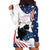 Funny Cat No Kings Hoodie Dress Rejecting Kings Since 1776 - Wonder Print Shop