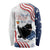 Funny Cat No Kings Long Sleeve Shirt Rejecting Kings Since 1776 - Wonder Print Shop