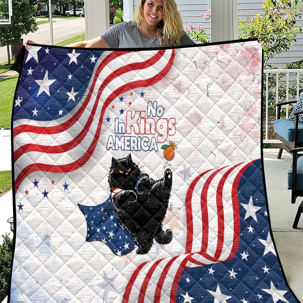 Funny Cat No Kings Quilt Rejecting Kings Since 1776 - Wonder Print Shop
