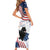 Funny Cat No Kings Short Sleeve Bodycon Dress Rejecting Kings Since 1776 - Wonder Print Shop