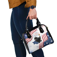 Funny Cat No Kings Shoulder Handbag Rejecting Kings Since 1776 - Wonder Print Shop