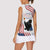 Funny Cat No Kings Women Sleeveless Polo Shirt Rejecting Kings Since 1776 - Wonder Print Shop