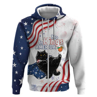 Funny Cat No Kings Zip Hoodie Rejecting Kings Since 1776 - Wonder Print Shop
