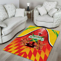 Guyana Cricket Area Rug Amazon Warriors Glorious Victory - Wonder Print Shop