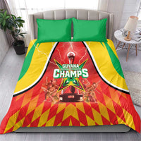 Guyana Cricket Bedding Set Amazon Warriors Glorious Victory - Wonder Print Shop