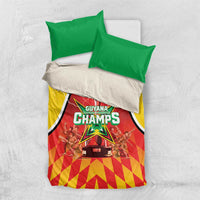 Guyana Cricket Bedding Set Amazon Warriors Glorious Victory - Wonder Print Shop