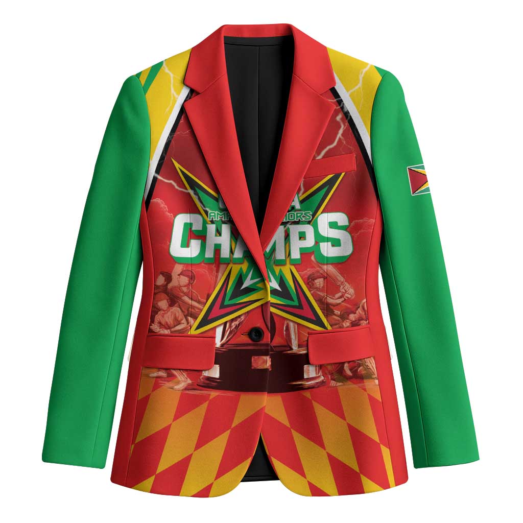 Custom Guyana Cricket Blazer Amazon Warriors Glorious Victory - Wonder Print Shop