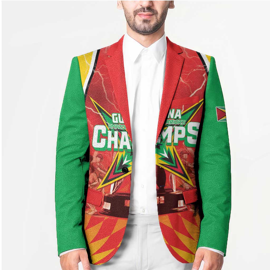 Custom Guyana Cricket Blazer Amazon Warriors Glorious Victory - Wonder Print Shop