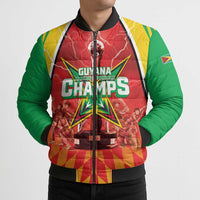 Custom Guyana Cricket Bomber Puffer Jacket Amazon Warriors Glorious Victory - Wonder Print Shop