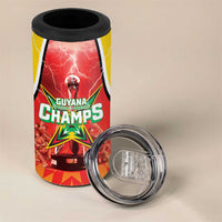 Custom Guyana Cricket 4 in 1 Can Cooler Tumbler Amazon Warriors Glorious Victory - Wonder Print Shop