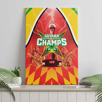 Guyana Cricket Canvas Wall Art Amazon Warriors Glorious Victory - Wonder Print Shop
