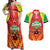 Custom Guyana Cricket Couples Matching Off Shoulder Maxi Dress and Hawaiian Shirt Amazon Warriors Glorious Victory - Wonder Print Shop