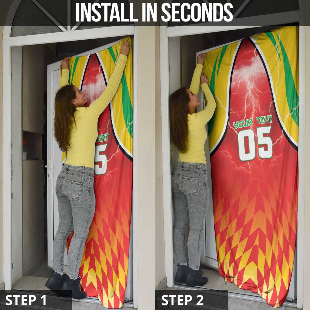 Guyana Cricket Door Cover Amazon Warriors Glorious Victory - Wonder Print Shop
