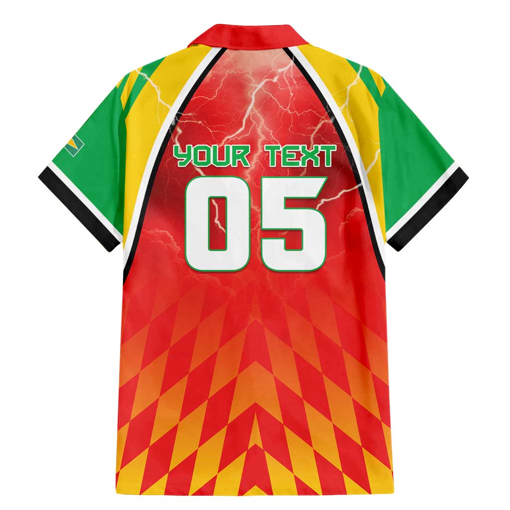 Custom Guyana Cricket Family Matching Mermaid Dress and Hawaiian Shirt Amazon Warriors Glorious Victory - Wonder Print Shop
