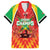 Custom Guyana Cricket Family Matching Off The Shoulder Long Sleeve Dress and Hawaiian Shirt Amazon Warriors Glorious Victory - Wonder Print Shop