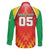 Custom Guyana Cricket Family Matching Off The Shoulder Long Sleeve Dress and Hawaiian Shirt Amazon Warriors Glorious Victory - Wonder Print Shop