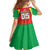 Custom Guyana Cricket Family Matching Off Shoulder Short Dress and Hawaiian Shirt Amazon Warriors Glorious Victory - Wonder Print Shop