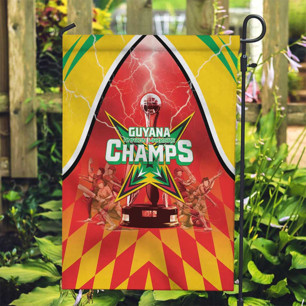 Guyana Cricket Garden Flag Amazon Warriors Glorious Victory - Wonder Print Shop
