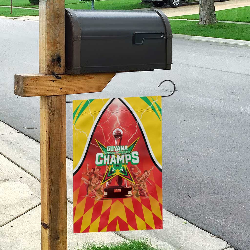 Guyana Cricket Garden Flag Amazon Warriors Glorious Victory - Wonder Print Shop