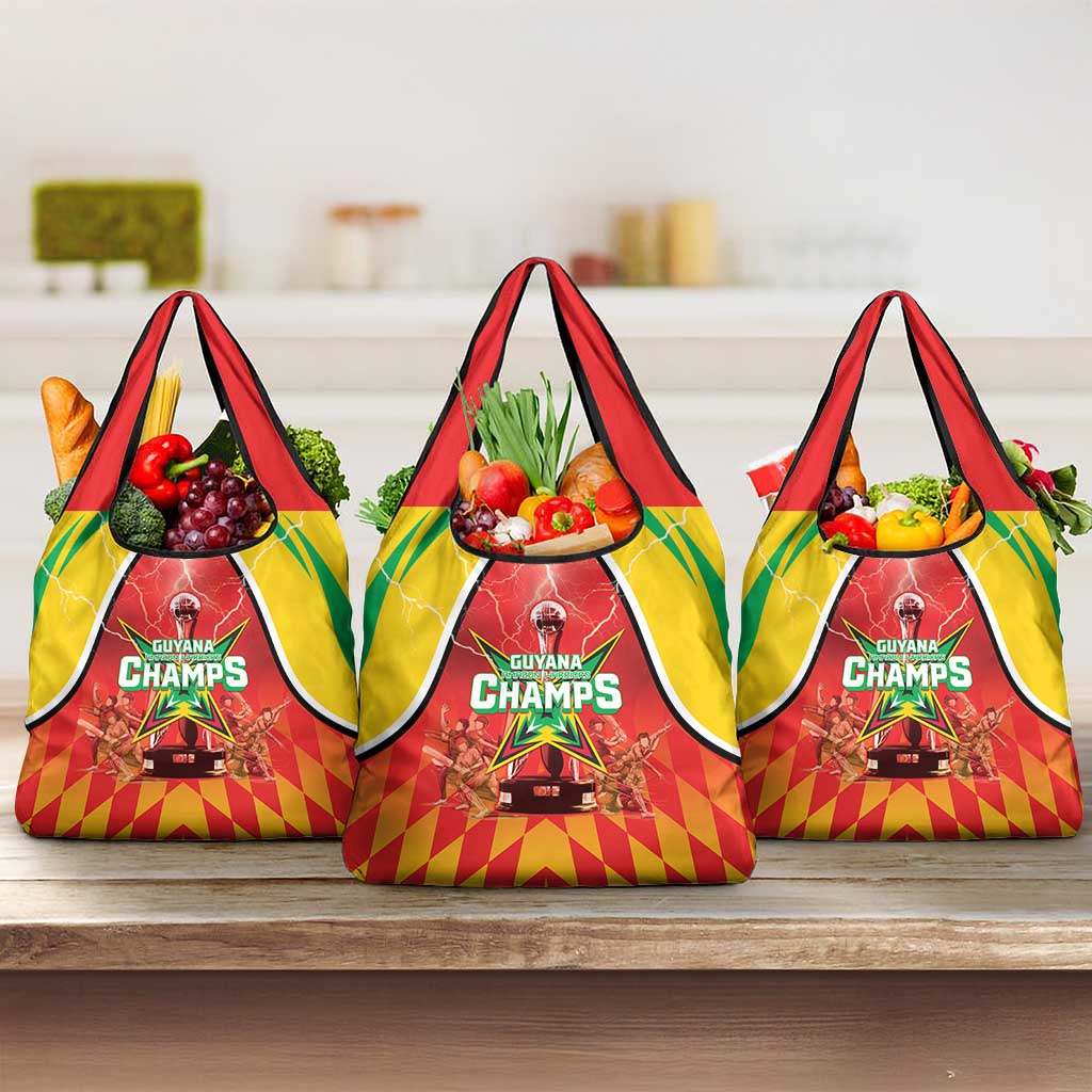 Guyana Cricket Grocery Bag Amazon Warriors Glorious Victory - Wonder Print Shop