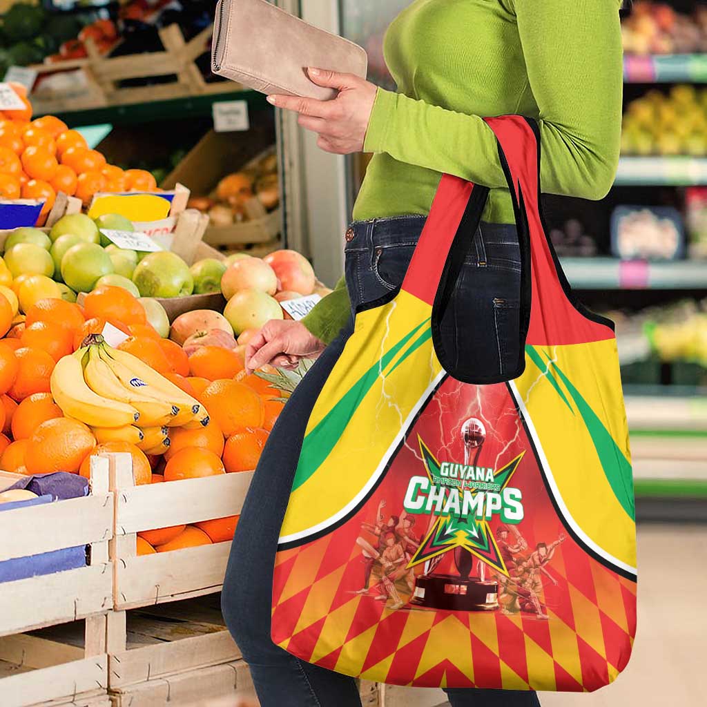 Guyana Cricket Grocery Bag Amazon Warriors Glorious Victory - Wonder Print Shop