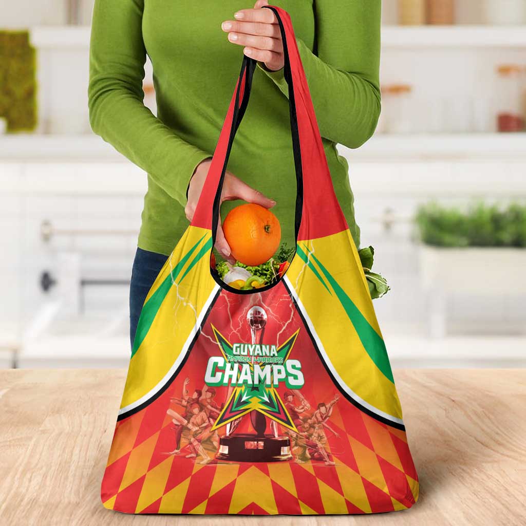 Guyana Cricket Grocery Bag Amazon Warriors Glorious Victory - Wonder Print Shop