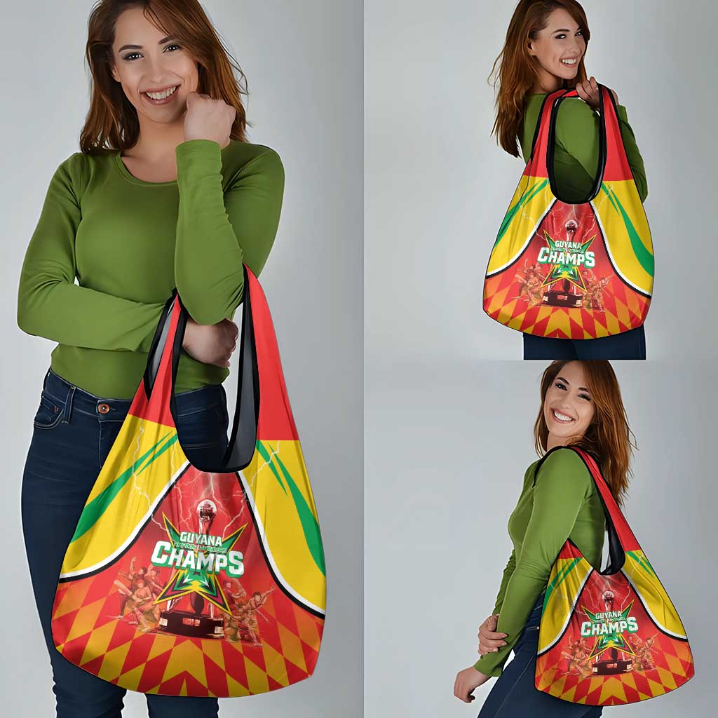 Guyana Cricket Grocery Bag Amazon Warriors Glorious Victory - Wonder Print Shop